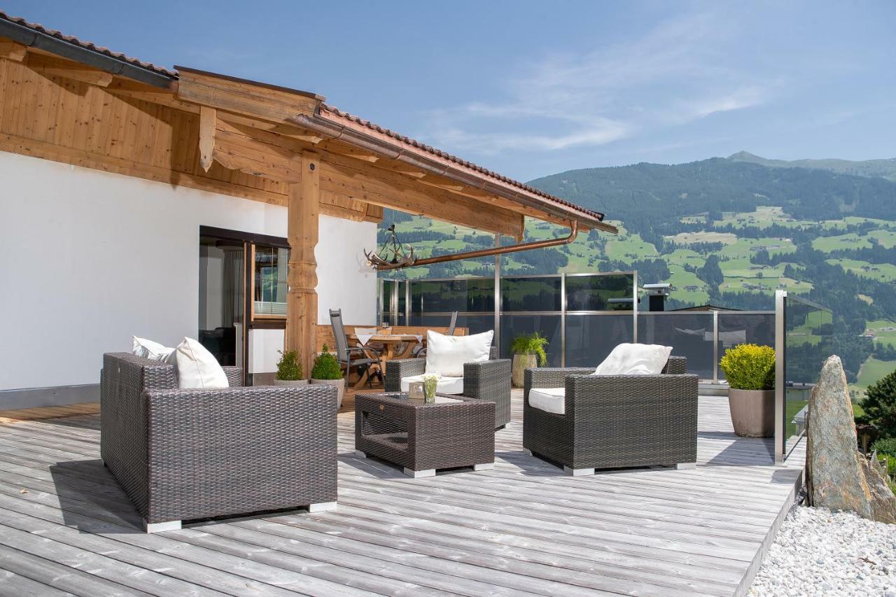 "Chalet Bergzeit" Ferienhaus Mit Sauna & Wellness Fuegenberg Exterior foto